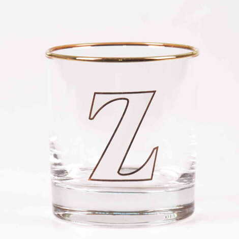 Monogram Whiskey Glass