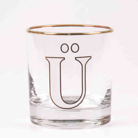 Monogram Whiskey Glass