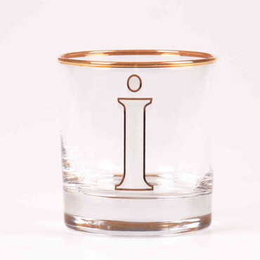 Monogram Whiskey Glass - Thumbnail