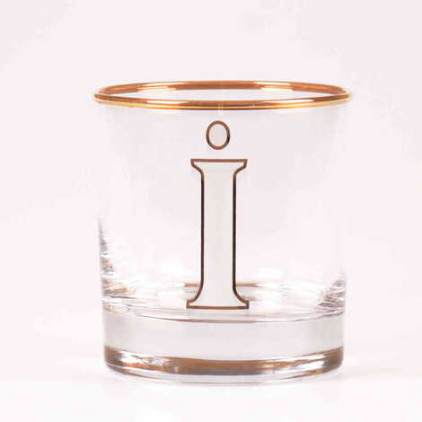 Monogram Whiskey Glass