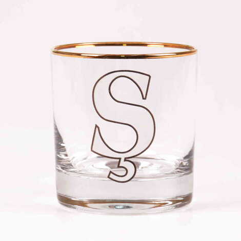 Monogram Whiskey Glass