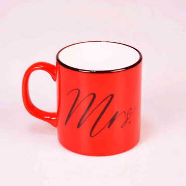 Mr. & Mrs. Ceramic Mug Set Of 2 - Thumbnail