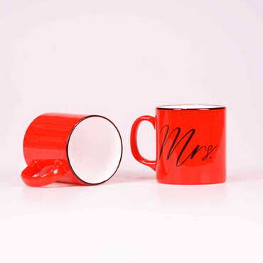 Mr. & Mrs. Ceramic Mug Set Of 2 - Thumbnail