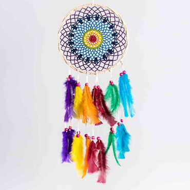 Myros - Multicoloured Macrame Dreamcatcher