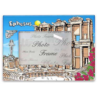 Museum Themed Epoxy Photo Frame Travel Souvenir 13x18 Cm - Thumbnail