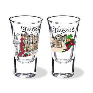 Myros - Müze Temalı Baskılı Shot Bardak 45x70 mm