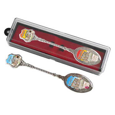 Myros - Müze Temalı Myros Metal Çay Hatıra Kaşık 25x130 mm