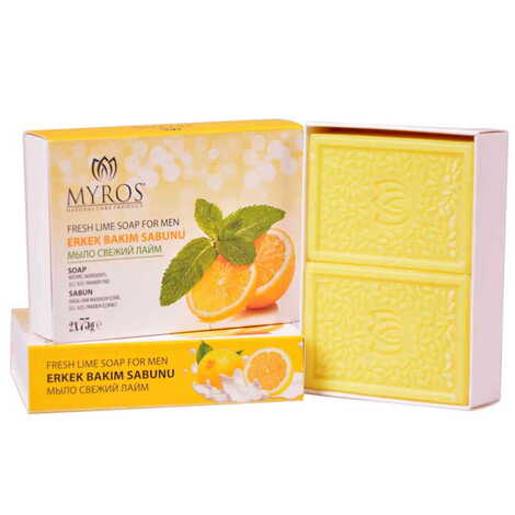 Toptan Myros 2x75 Gr Erkek Bakim Sabunu - 1