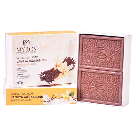 Toptan Myros 2X75 gr Vanilya Yağı Sabunu