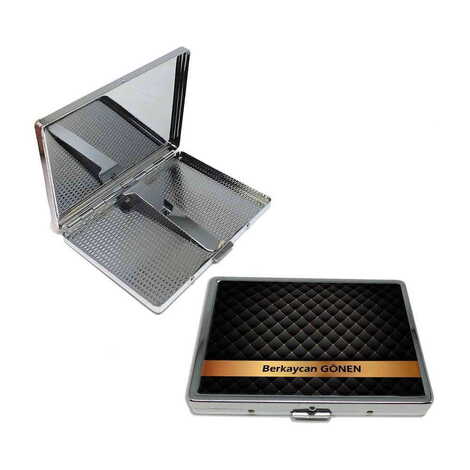 Myros Metal Büyük Sigara Tabakası 103x80x11 mm