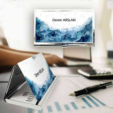 Customised Metal Card Holder 94x60x8 mm