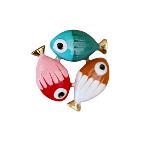 Myros Renkli Broş - 9