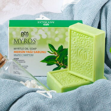 Myros - Myrtle Oil Soap Set Of 2 Pcs 75 gr each