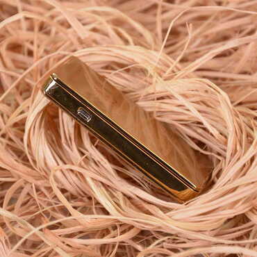 Name Personalised Matte Gold Metal Lighter - 2