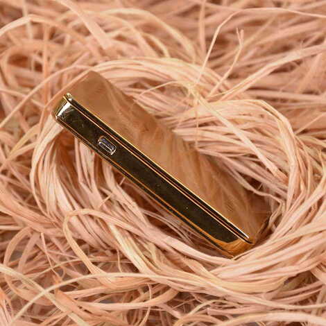 Name Personalised Matte Gold Metal Lighter - 2