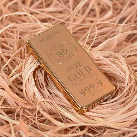 Name Personalised Matte Gold Metal Lighter - 3