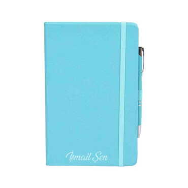 Name Personalised Turquoise NoteBook - Thumbnail