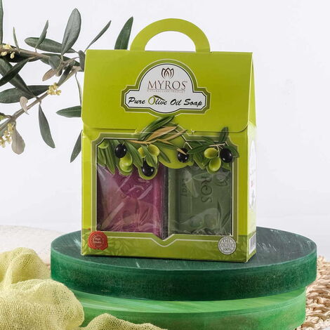 Natural Soap Set Box of 4 Pcs