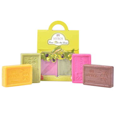 Natural Soap Set Box of 4 Pcs - Thumbnail