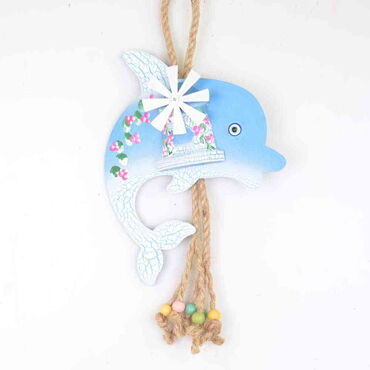 Myros - Nautical Dolphin and Windmill Shaped Wall Hanging