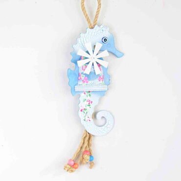 Myros - Nautical Sea Horse and Windmill Shaped Wall Hanging