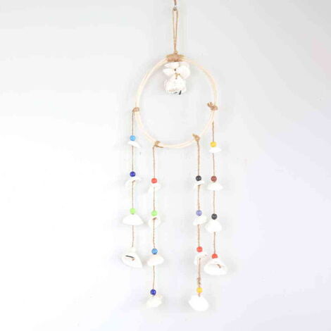 Nautical Sea Shell Oval Shaped Multi Hanging Detailed Wind Chime