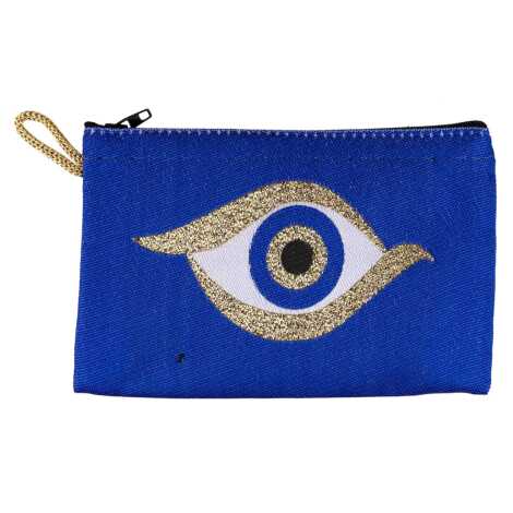 Nazar Temalı Dokuma Cüzdan 100x155 mm - 5