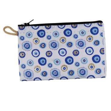 Nazar Temalı Dokuma Cüzdan 100x155 mm - 9