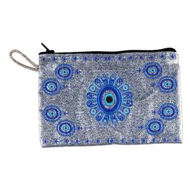 Nazar Temalı Dokuma Cüzdan 100x155 mm - 12