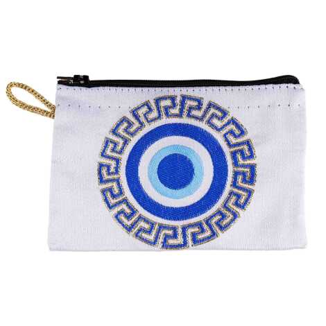 Nazar Temalı Dokuma Cüzdan 100x155 mm - 16