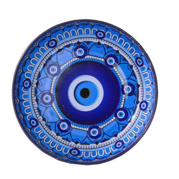 Nazar Themed Metal Bowl 115 mm