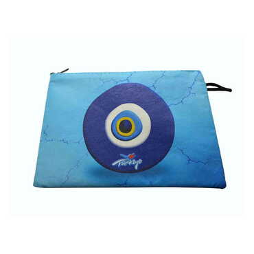 Toptan Nazar Temalı Myros Cüzdan 215x155x8 mm - Myros