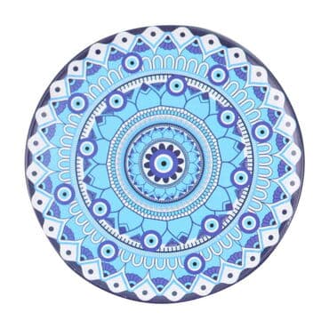 Evil Eye Themed Customised Metal Tin Coaster 90 mm - 6