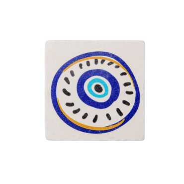 Nazar Temalı Myros Taş Magnet 60x45 mm - 2