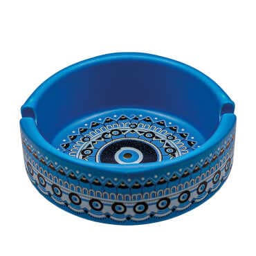 Nazar Themed Traditional Large Ashtray 100*40 mm