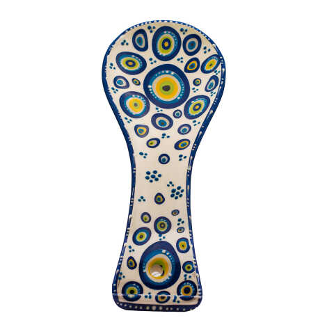 Nazar Themed Embossed Spoon Holder - 2