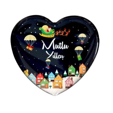 New Year's Eve Heart Epoxy Magnet - Myros