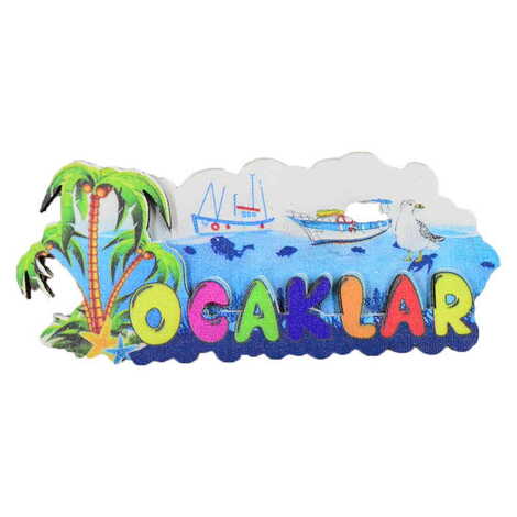 Ocaklar Themed Wooden Customised 2D Souvenir Fridge Magnet