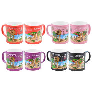Olympos Themed Customised Serigraphy Printed Ceramic Mug 82x90 mm - 5