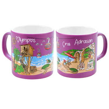 Olympos Themed Customised Serigraphy Printed Ceramic Mug 82x90 mm - 7