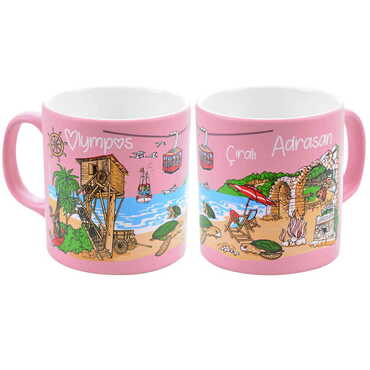 Olympos Themed Customised Serigraphy Printed Ceramic Mug 82x90 mm - 9