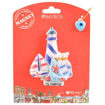 Myros - Toptan Olympos Temalı Uv Baskılı Kartonetli Polyester Magnet