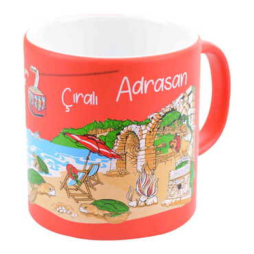 Olympos Themed Customised Serigraphy Printed Ceramic Mug 82x90 mm - Thumbnail