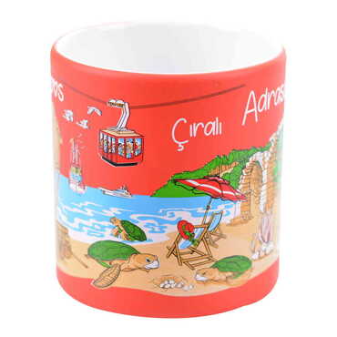 Olympos Themed Customised Serigraphy Printed Ceramic Mug 82x90 mm - Thumbnail