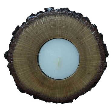 Wooden Candle Holder 7.5Cm - Standart - 2