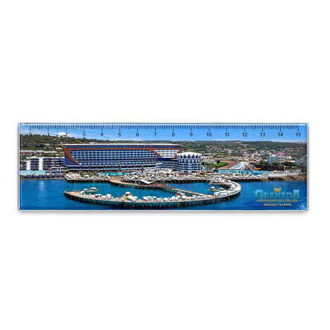 Toptan Otel Temalı Myros Cetvel Magnet 165x50 mm - 1