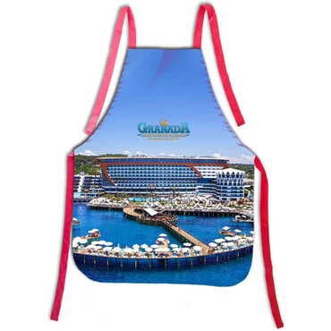 Hotel Themed Customised Digital Printed Apron 600x800 mm