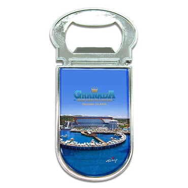 Hotel Themed Metal Magnetic Small Opener 30x77 mm