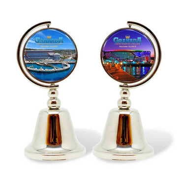 Hotel Themed Collectible Souvenir Metal Bell 44x90 mm