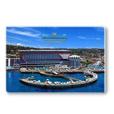 Myros - Otel Temalı Myros Taş Magnet 60x45 mm
